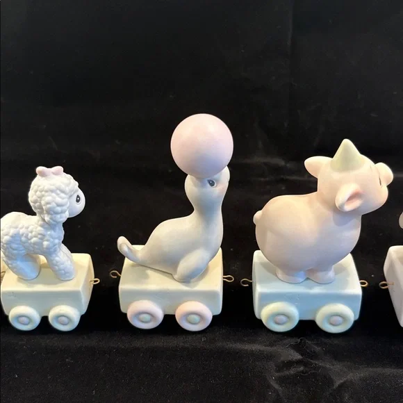Precious moments birthday train circus clown figurine set baby 1 2 3 4 5 6 - Picture 9 of 13